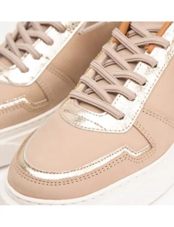 BRANDY Nobuck tierra - met. champan