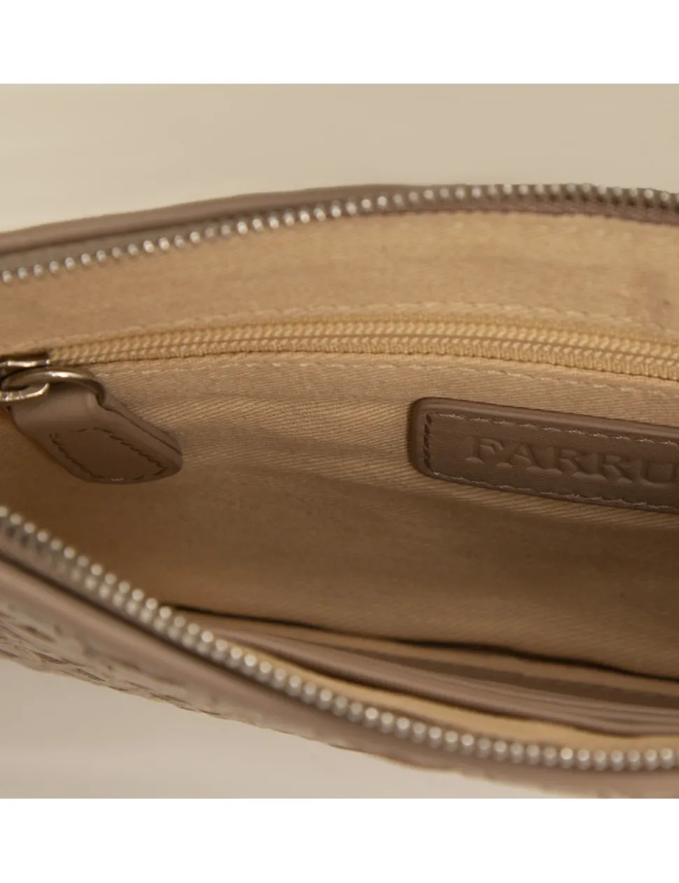KANGURO Napa trenzada taupe