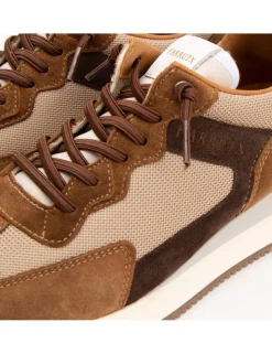 LEYDI Velour cuero - Rejilla camel