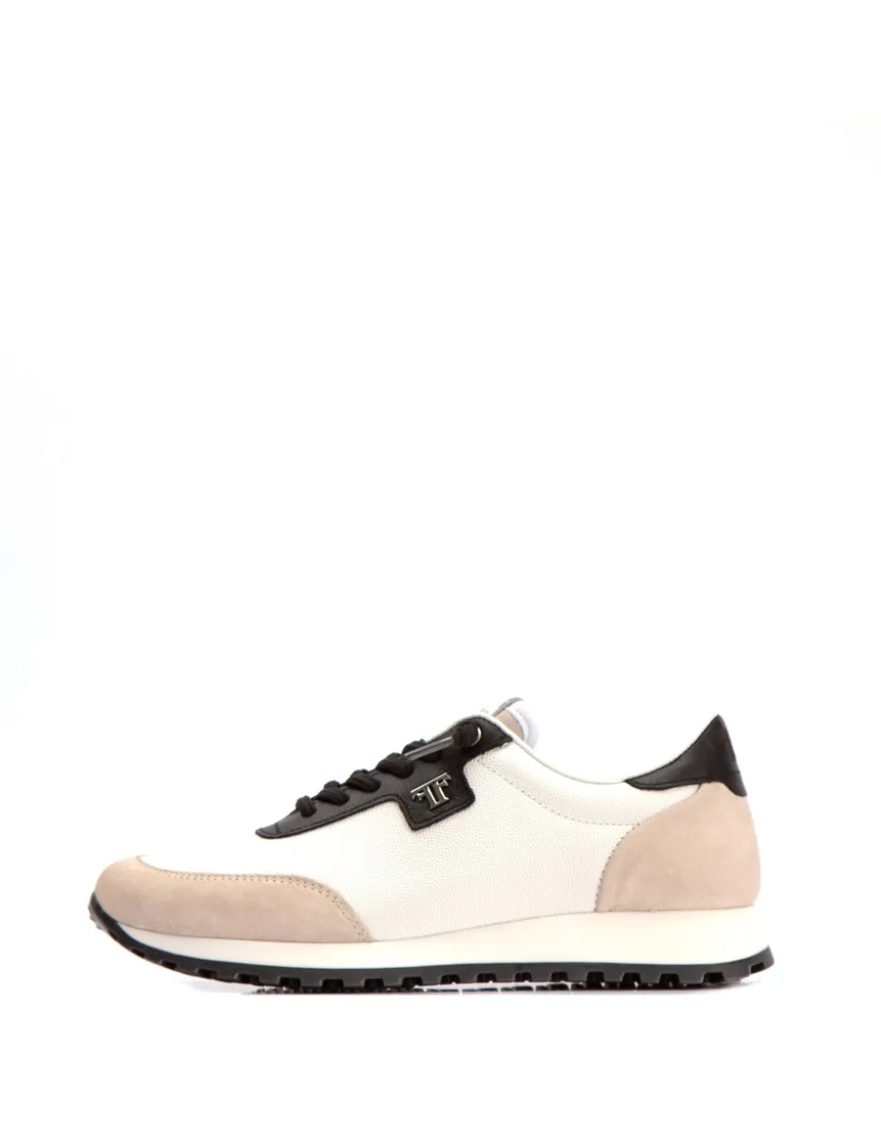 MAELIA Grabado lagarto blanco -Nobuck natural