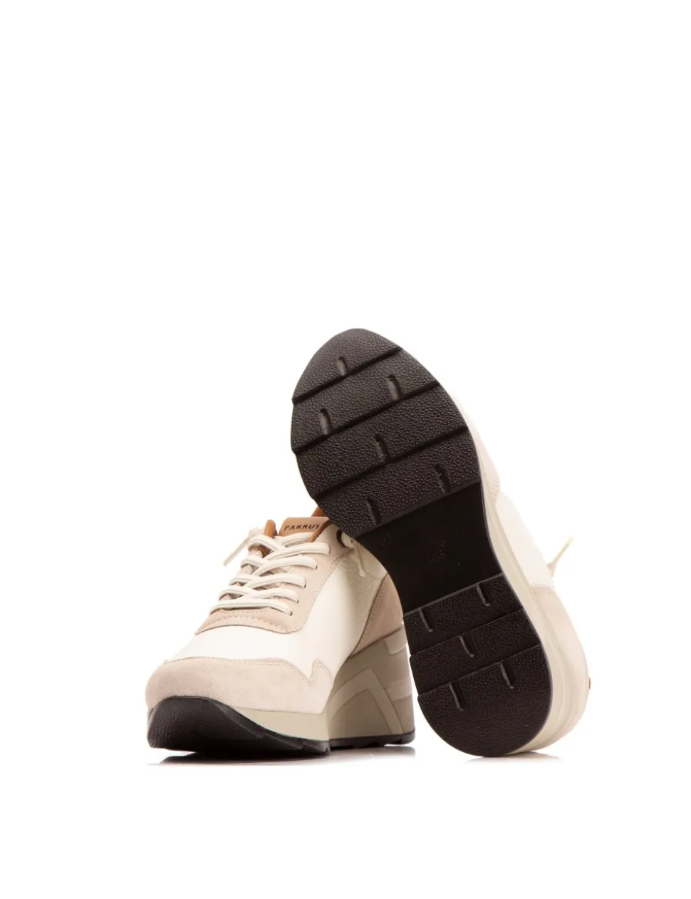 MANDY Piel bombeada blanco - Velour hielo