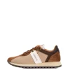 MANON -BIS Tejido camel - Velour cuero