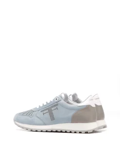 MATILDA-CHECK Velour celeste