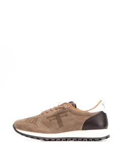 MATILDA-CHECK Velour taupe