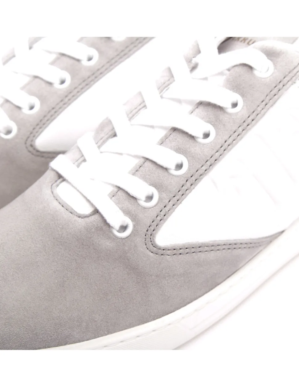 MICKY Velour plomo blanco