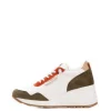 MINDY Napa blanco - Velour militar