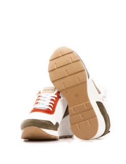 MINDY Napa blanco - Velour militar