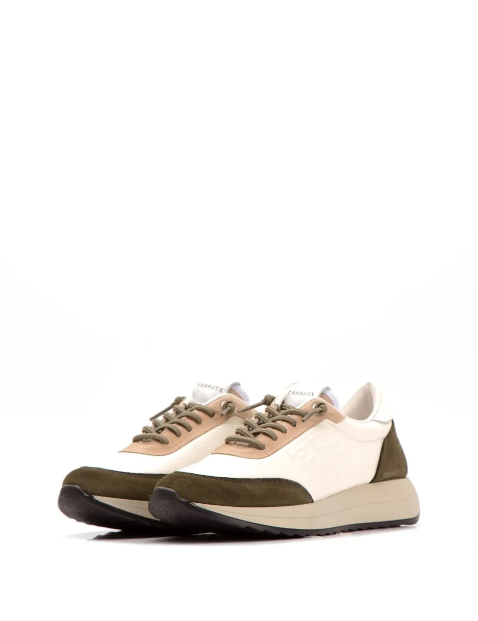 MORGAN-BIS Bombeado blanco - Velour militar