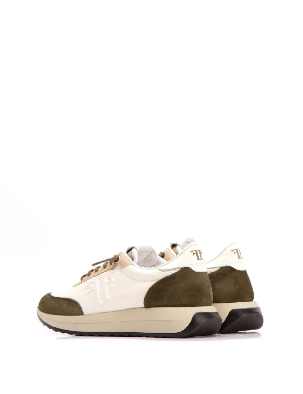 MORGAN-BIS Bombeado blanco - Velour militar