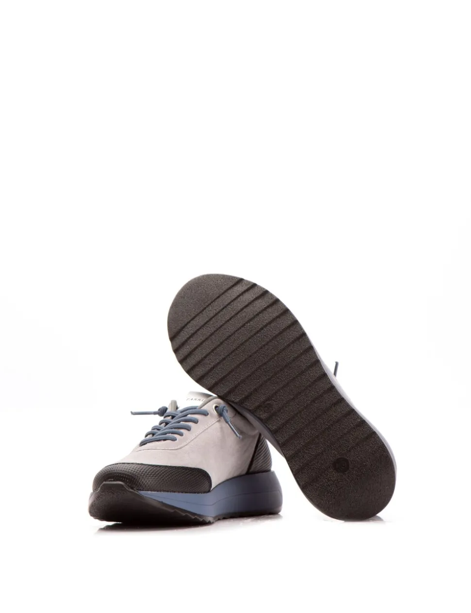 MORGAN-BIS Velour plomo - Napa negro